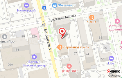 Торговая компания ПРОТАН-РУС в Октябрьском районе на карте