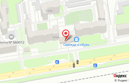 Гастроном Красный Яр в Свердловском районе на карте