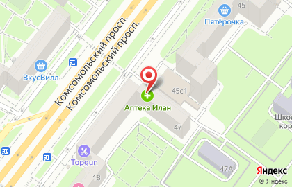 Аптека Илан в Москве на карте