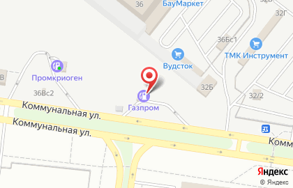 СТО Газпром на Коммунальной улице на карте