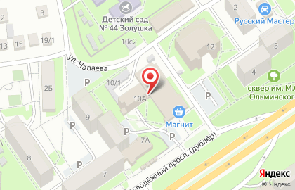 Бухгалтерская компания Квартал в микрорайоне Ольминского на карте