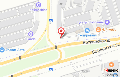 Шинный центр в Ижевске на карте