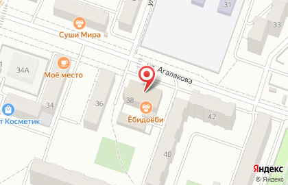 Служба доставки суши и роллов Ёбидоёби в Челябинске на карте