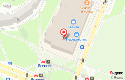 Цветочный автомат по продаже готовых букетов FStor на Новоясеневском проспекте на карте