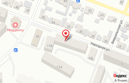 Магазин Морозко на Народной улице на карте