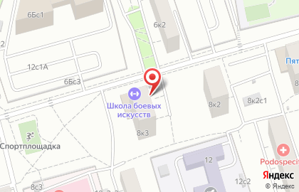 Школа боевых искусств Дмитрия Носова на метро Преображенская площадь на карте