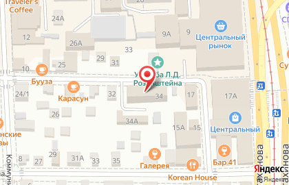 Фьюжн-ресторан ЯРоллов на улице Свердлова на карте