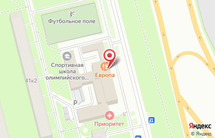 Банкетный зал Европа на Витебском проспекте на карте