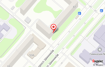 Парикмахерская Ника на проспекте Шинников на карте