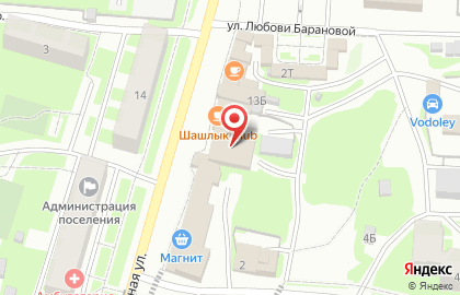 Садом на Шоссейной улице на карте