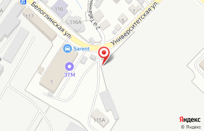 Автостоянка в Саратове на карте