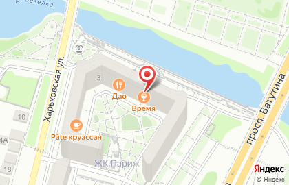Салон красоты Mood на Харьковской улице на карте