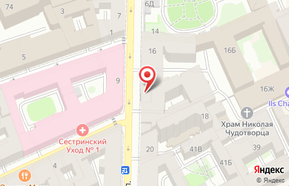 Комитет по развитию предпринимательства и потребительского рынка г. Санкт-Петербурга на карте