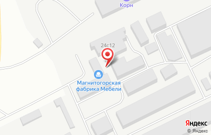 ООО Магнитогорская фабрика мебели на карте