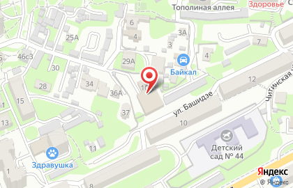 Автосервис EFI-центр на улице Башидзе на карте