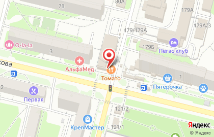Ресторан ТОМАТО на улице Пузакова на карте