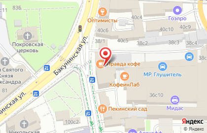 ОАО Банкомат, Банк Петрокоммерц на Электрозаводской на карте