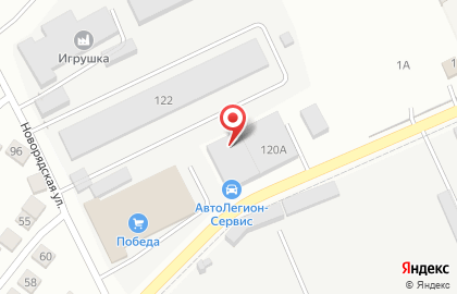 Кафе-бар АвтоЛегион в Дзержинском районе на карте