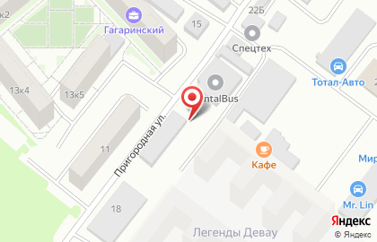 Пантеон на Пригородной улице на карте