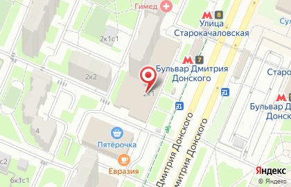 Москомприватбанк мкб Дополнительный Офис # 13 Северное Бутово на карте