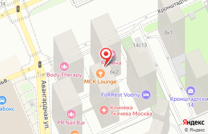 Студия маникюра MALINA на Кронштадтском бульваре на карте