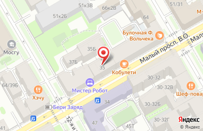 Респект в Петроградском районе на карте