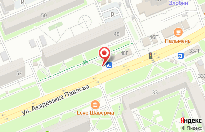 Исток на улице Академика Павлова на карте