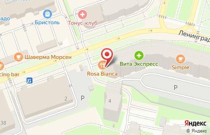 Ресторан Rosa Bianca на карте