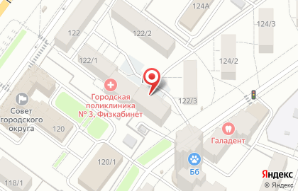 Отдел учета и распределения жилья в Октябрьском районе на карте
