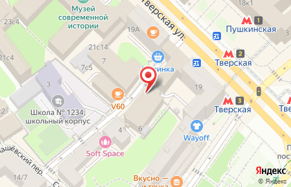 Цветочная лавка в Москве на карте