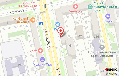 Магазин Красное & Белое в Челябинске на карте