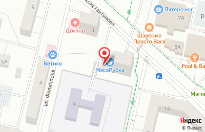 Магазин Мясорубка в Гатчине на карте