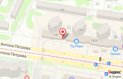 Бар БанкА на улице Антона Петрова на карте