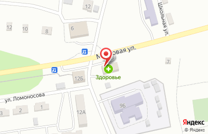 Аптечный пункт Здоровье на Центральной улице на карте