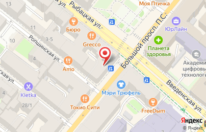 Москомприватбанк в Василеостровском районе на карте