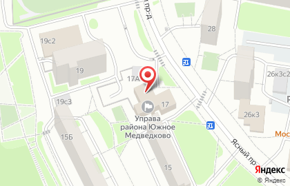 Управа района Южное Медведково на карте