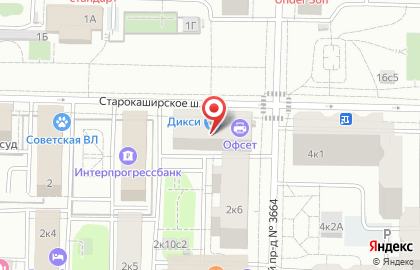 Бюро нотариальных переводов ХРОНОС на Старокаширском шоссе на карте