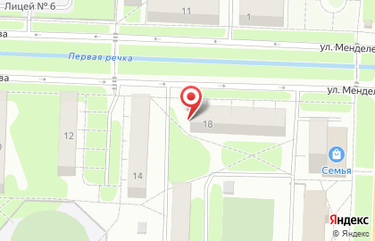 Пифагор на улице Менделеева на карте