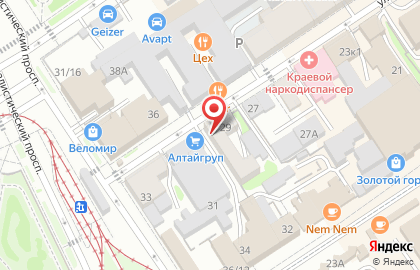 Магазин обоев в Барнауле на карте