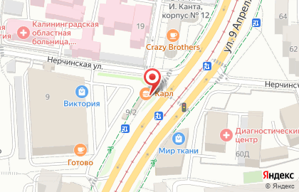 Кафе быстрого питания Doner Drive в Ленинградском районе на карте