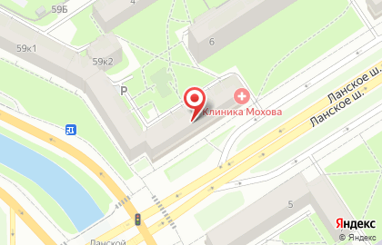 Салон кухонной мебели Plaza Real на метро Чёрная речка на карте
