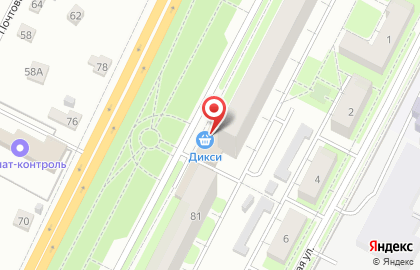 Ветеринарная аптека Дикси на Московской улице на карте