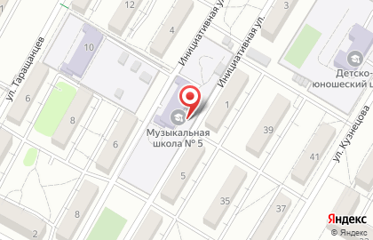 Детская музыкальная школа ДО Детская музыкальная школа № 5 в Краснооктябрьском районе на карте