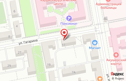 Магазин кондитерских изделий Десертные истории на улице Гагарина на карте
