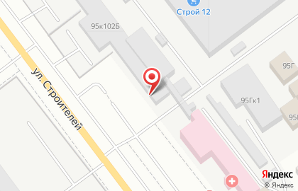 Строительно-производственное предприятие Салют на улице Строителей на карте
