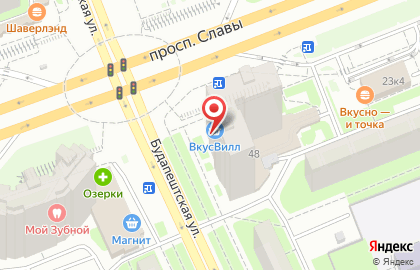 Салон оптики Счастливый Взгляд на Будапештской улице на карте