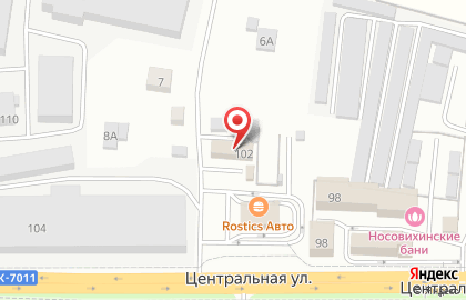 Автомойка самообслуживания МойБери на Центральной улице на карте