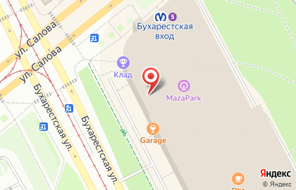 Кофейня Starbucks на Бухарестской улице на карте