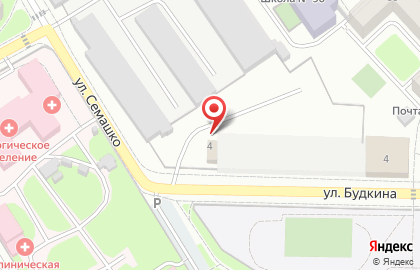 Пункт по приему лома на улице Будкина на карте