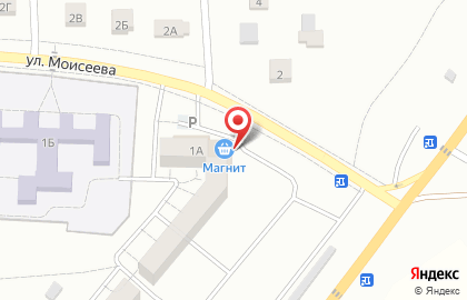 Супермаркет Магнит в Ленинском районе на карте